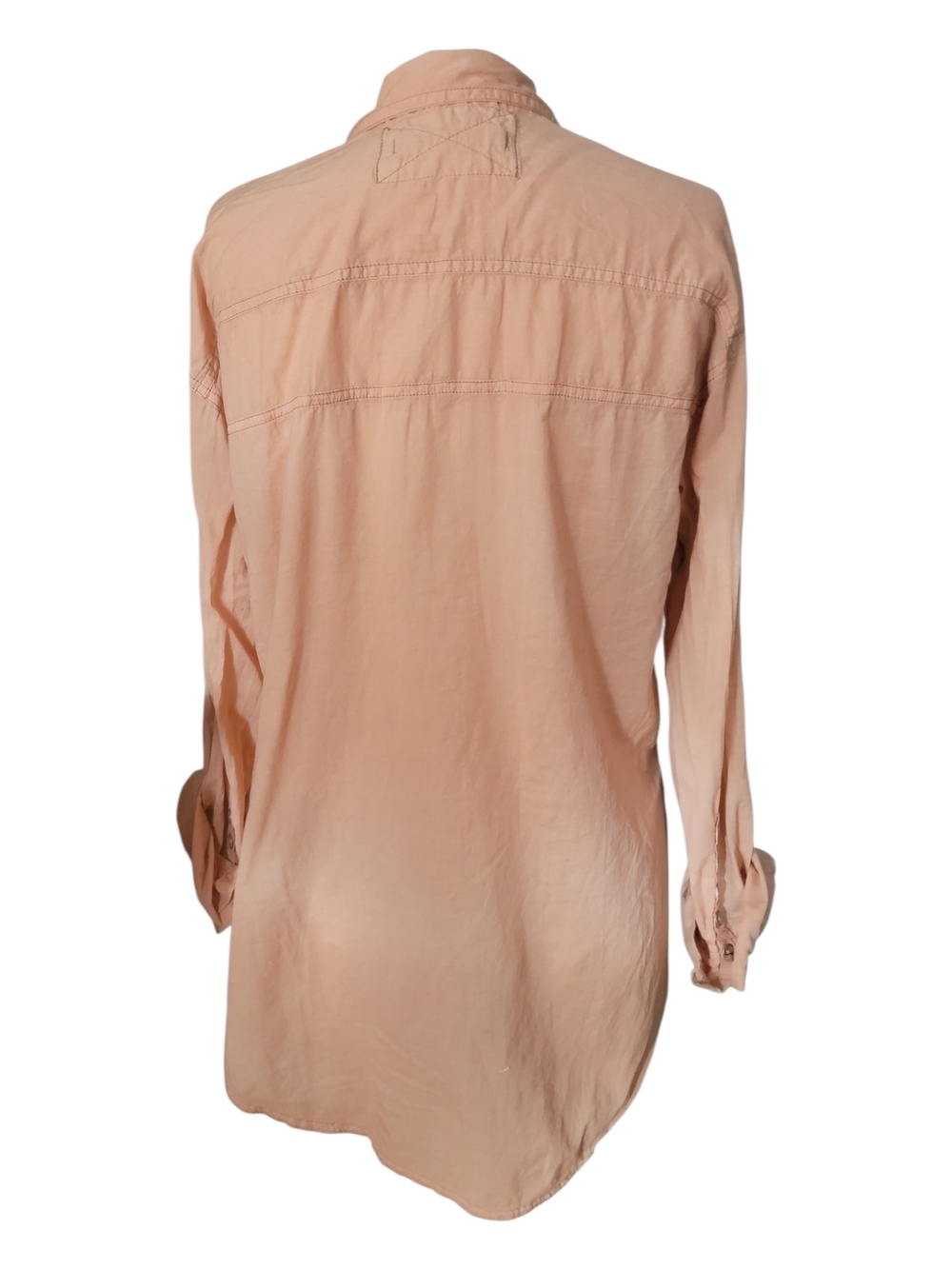 We The Free Peach Button-Up Top - Picture 2 of 5